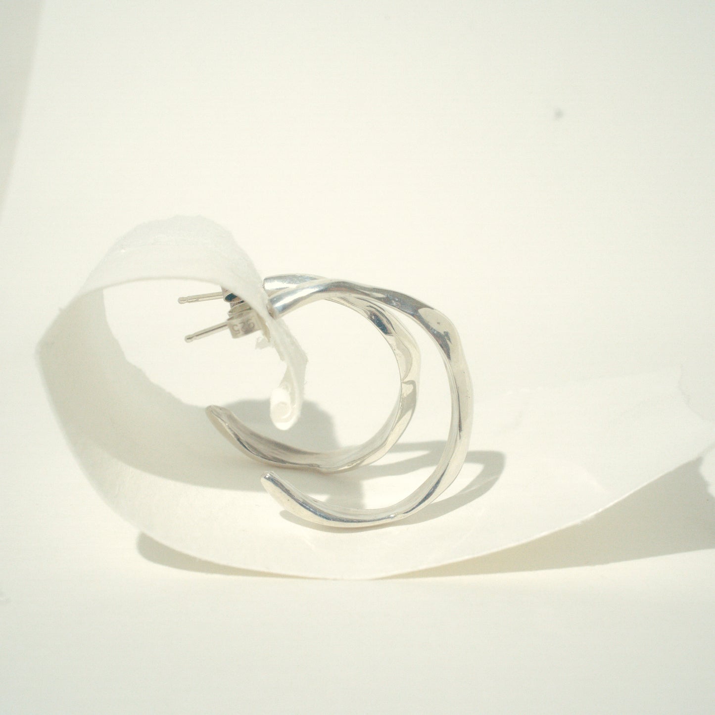 Organic Hoop Earrings