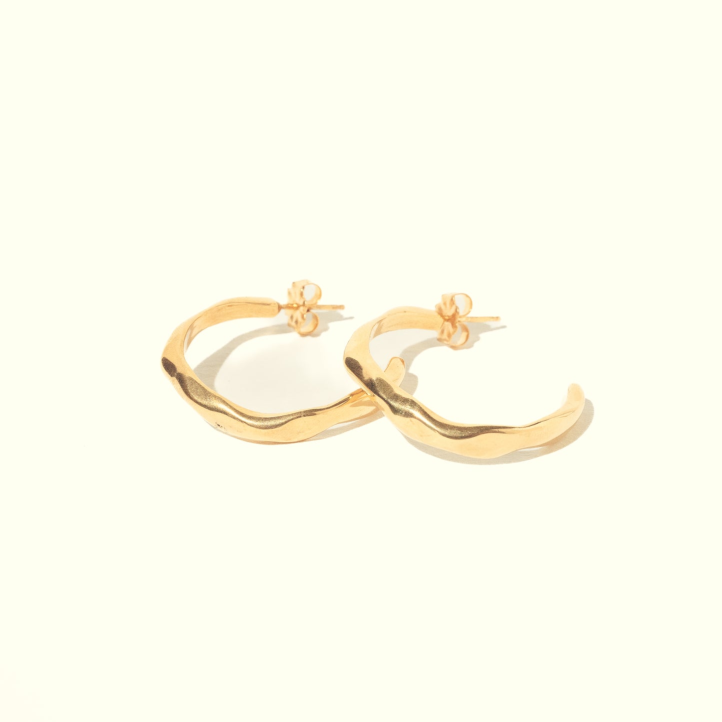 Organic Hoop Earrings