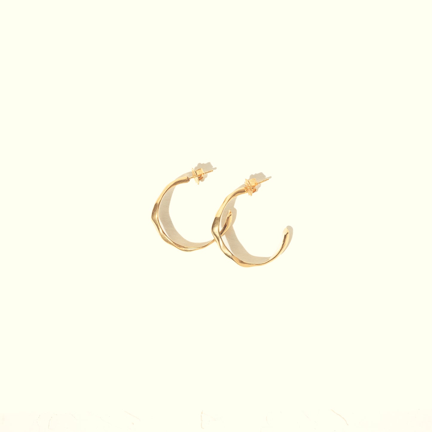 Organic Hoop Earrings