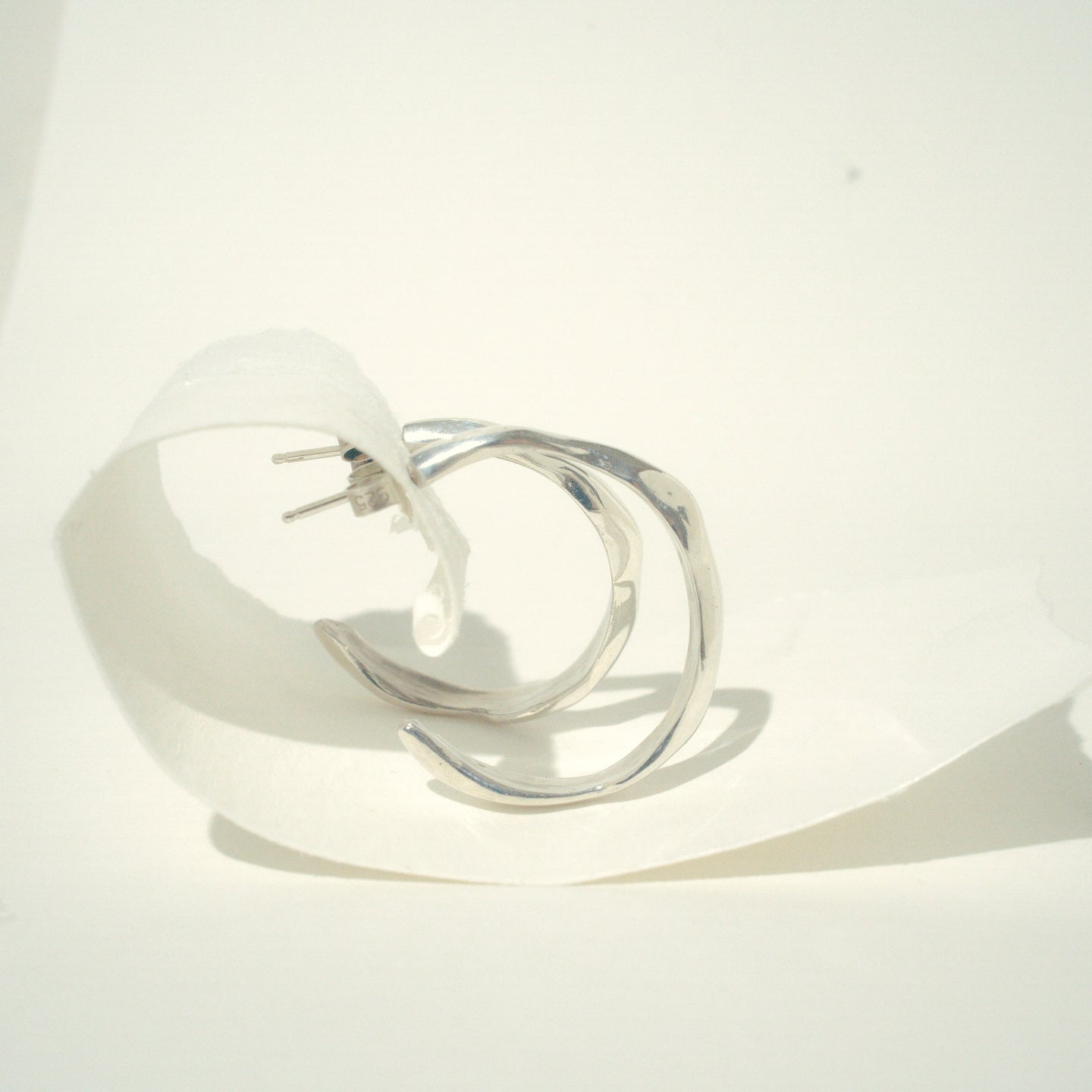 Organic Hoop Earrings