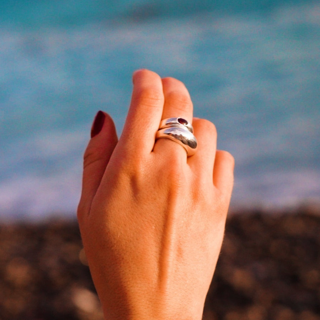 Oval Gem Ring