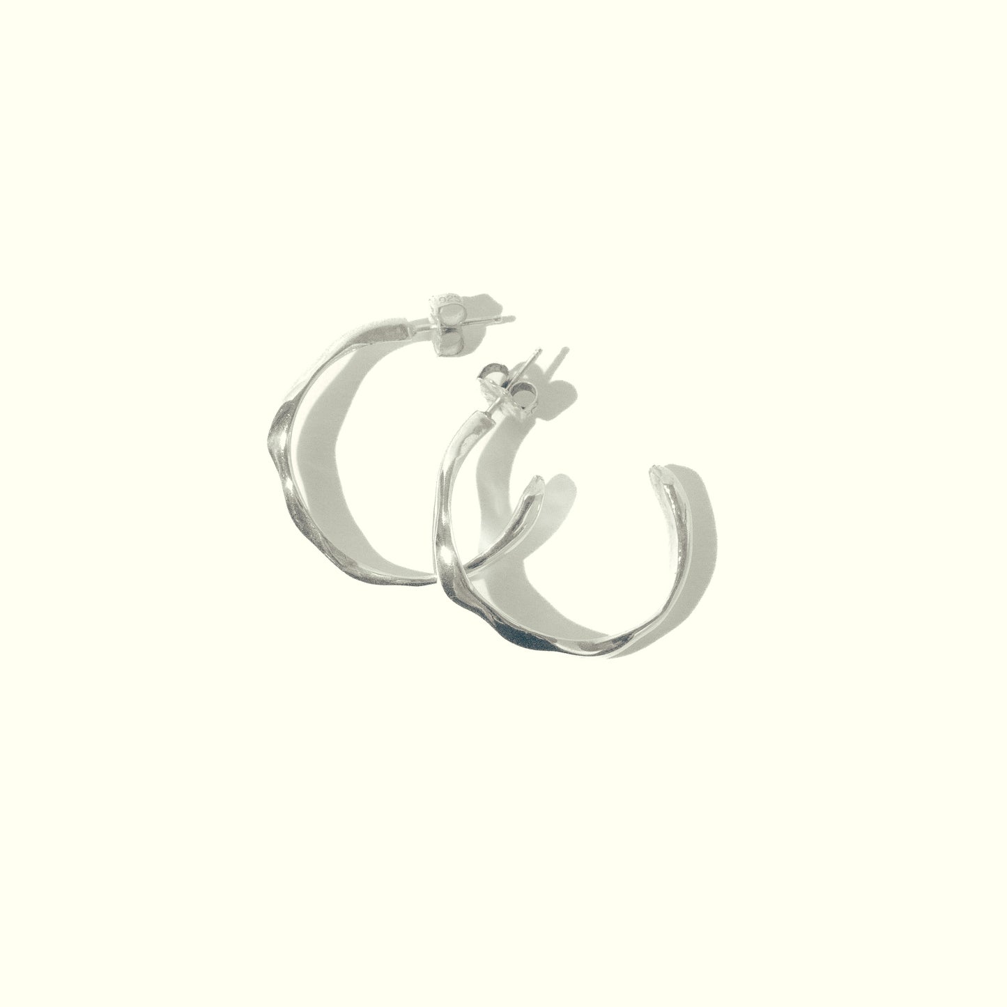 Organic Hoop Earrings