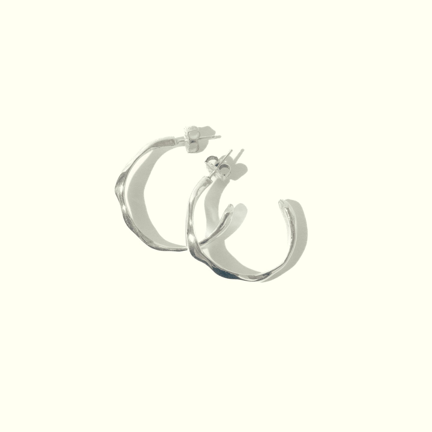 Organic Hoop Earrings