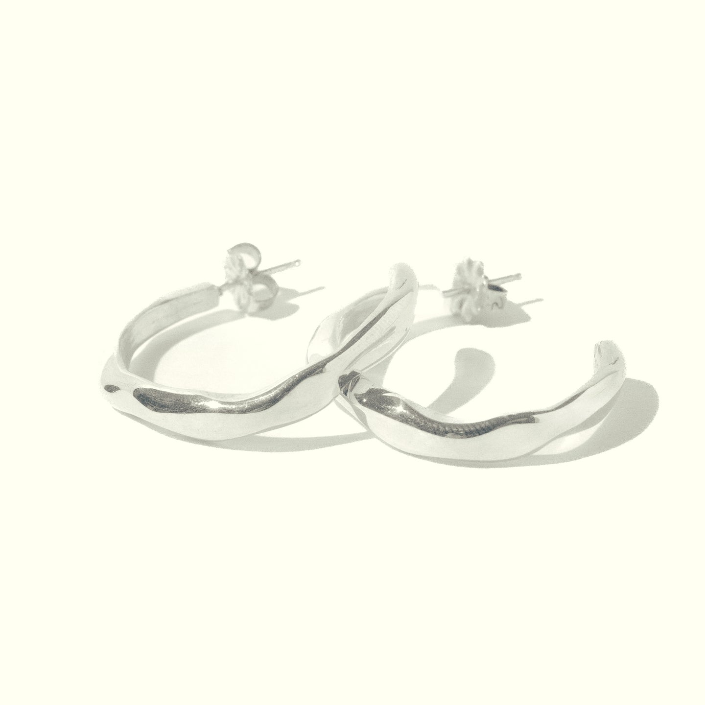 Organic Hoop Earrings